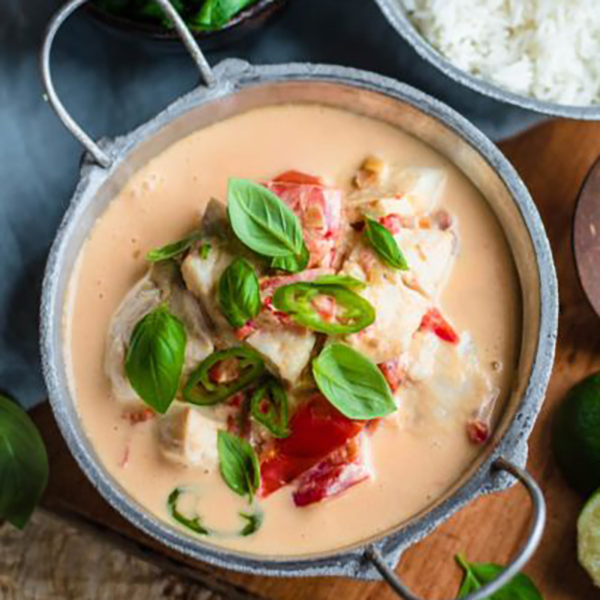 Coconut Fish Soup, Tomato & Basil - Gold Coast
